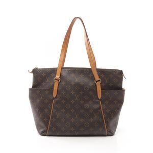 Louis Vuitton Totally Tote Bag Canvas Leather Monogram Brown